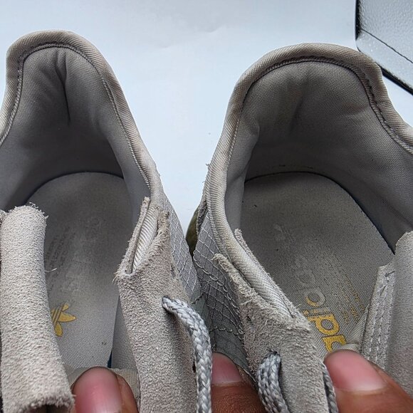 Adidas Nite Jogger Gold Metallic Boost EVM Mens Sise 9 Gray Shoes Athletic Walk main image 13